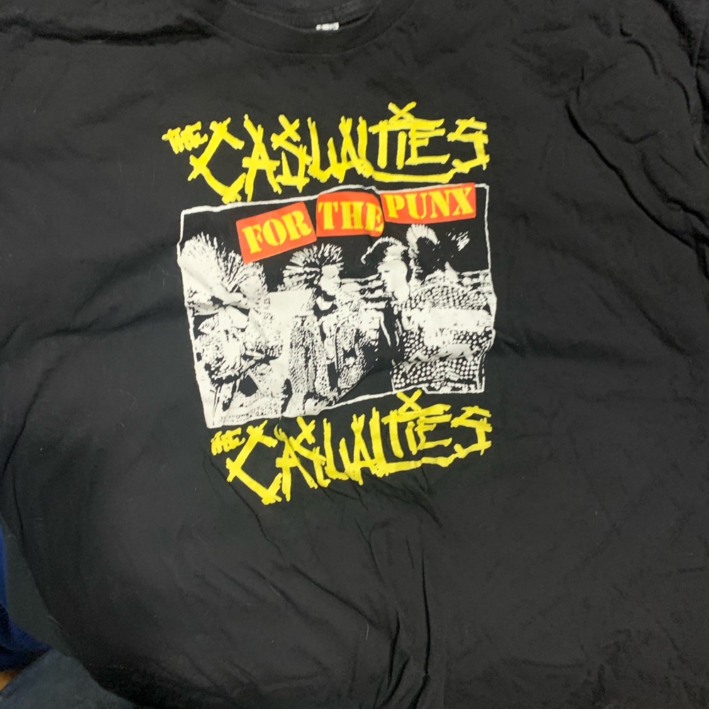Casualties for the punx t shirt
